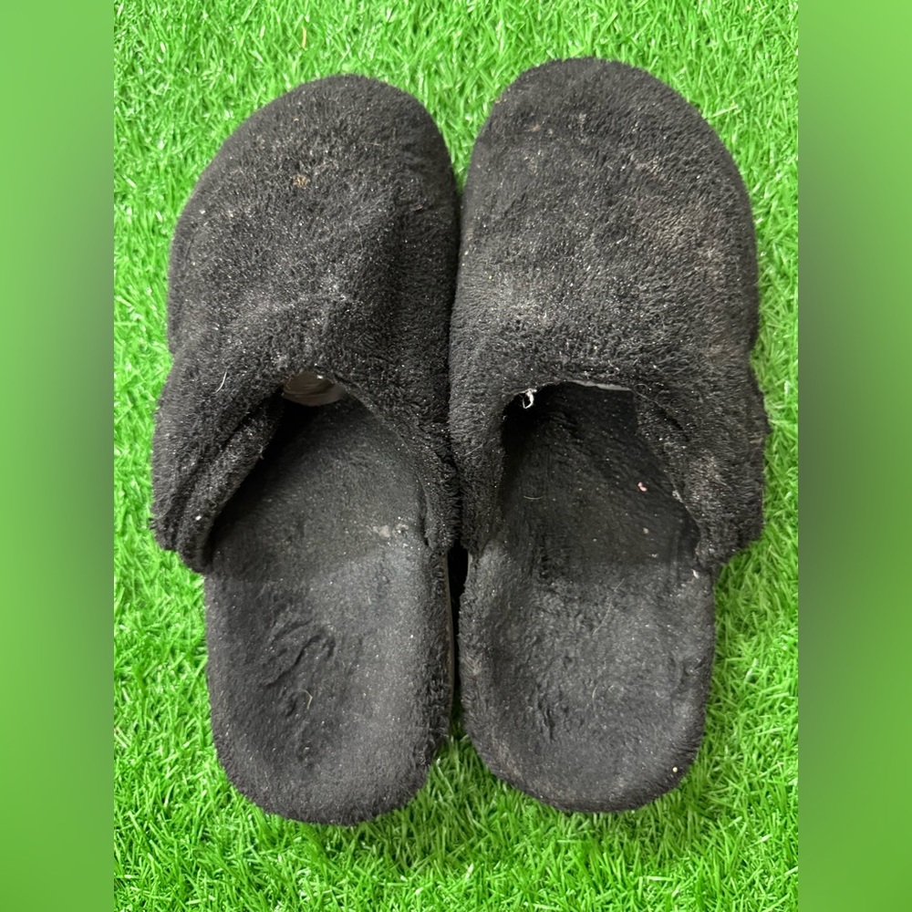 Vionic Cozy Black‎ Slippers Size 8